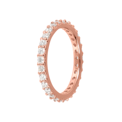 Bronzallure Veretta Ring with Bright White Stones