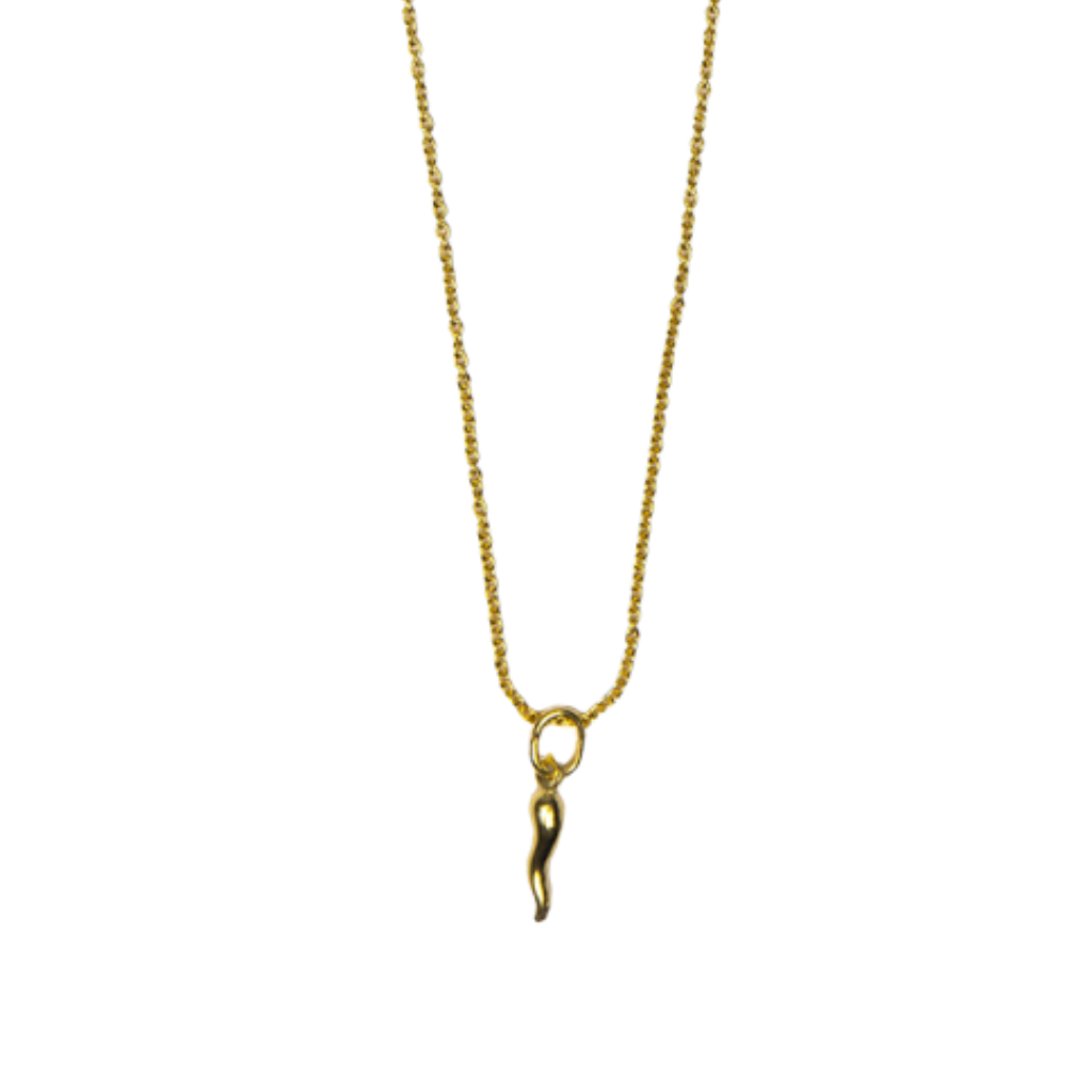 Collana Nove25 Pendente Cornino Piccolo Placcata Oro Giallo N25COL00368