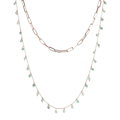 Collana Bronzallure Due Fili Verde WSBZ01919.EMO