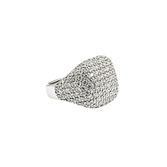 Nove25 Chevalier Square Zircon Ring