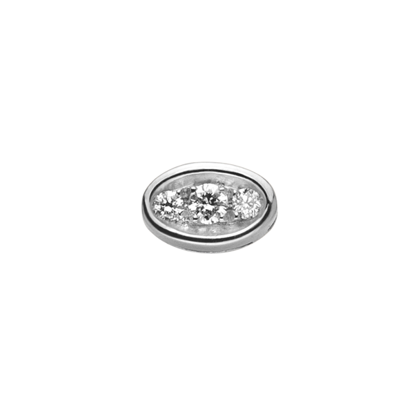 Elements Charm in Oro Bianco 18k e Diamanti DCHF8565.004