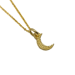 Nove25 Gold-Plated Moon Pendant Necklace