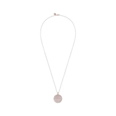 Bronzallure Necklace with Maxi Mother-of-Pearl Pendant