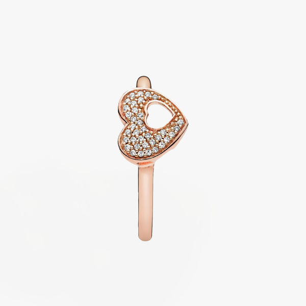 Anello Pandora Con Cuore Grande 186550CZ