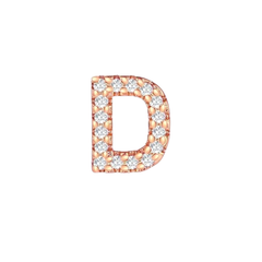 Versari Mono Orecchino Iniziale Pavè OL023