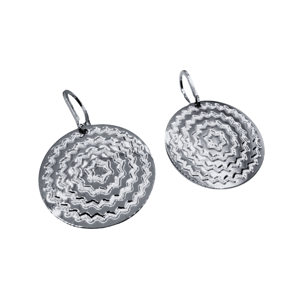 Pendientes colgantes de plata Rebecca Miami