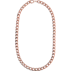 Collar de eslabones largos Bronzallure en dorado rosado