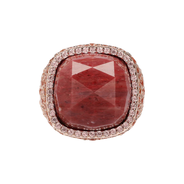 Anello Bronzallure Golden Rose Con Pietra Naturale WSBZ00589.RDW.RM-56