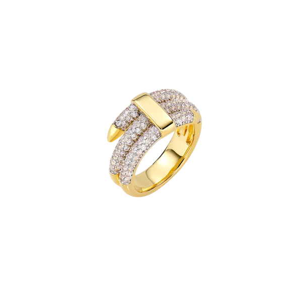 Anello Amen Collezione Rigel con Pavè di Zirconi in Lega -