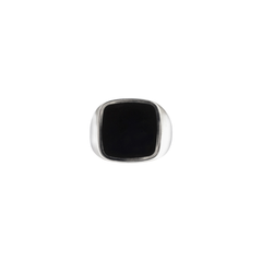 Anillo Chevalier Nove25 en esmalte negro