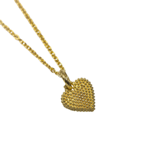 Nove25 Necklace with Gold-Plated Heart Charm Pendant
