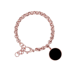 Bracciale Bronzallure Con Ciondolo A Disco E Catena Rolò WSBZ00856BO