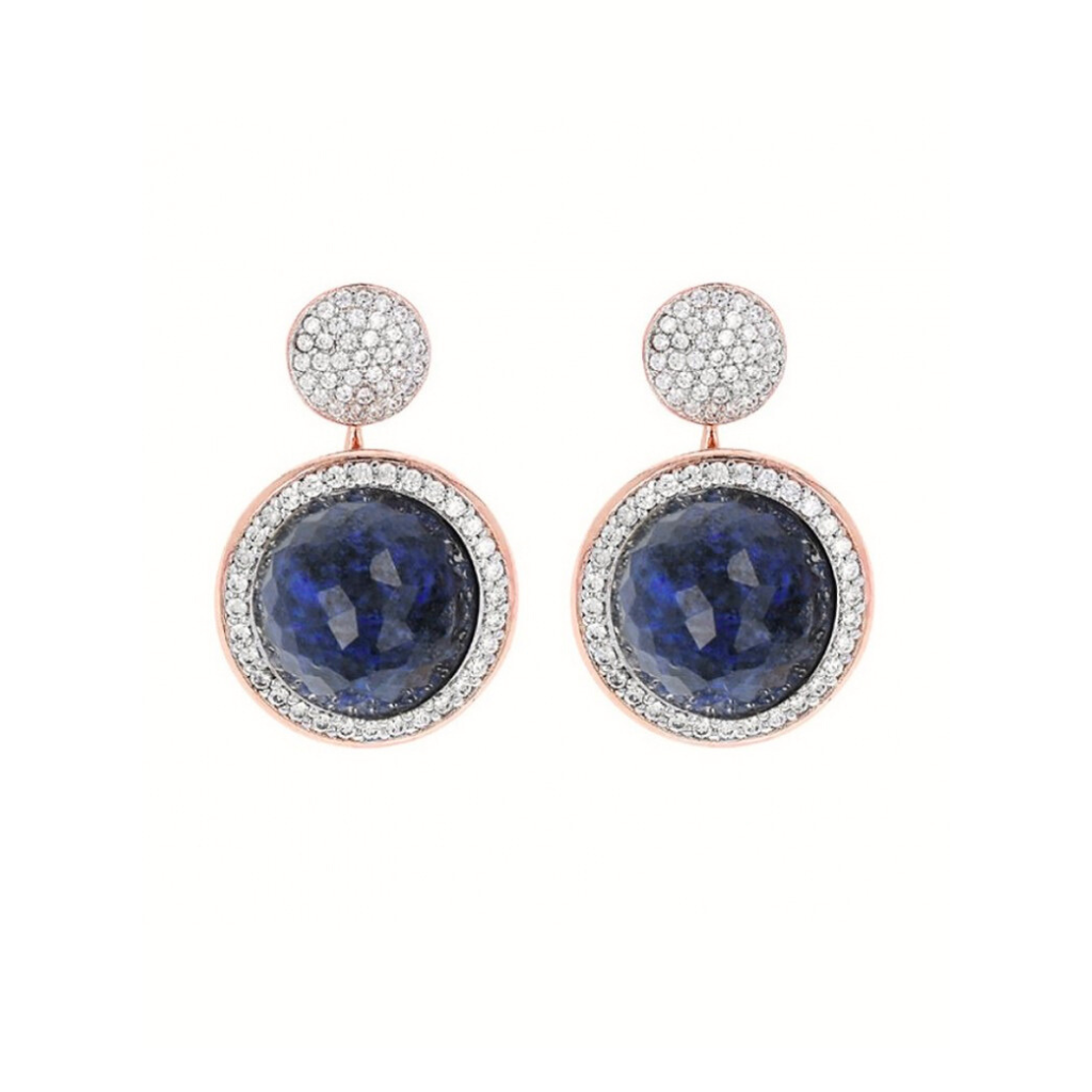 Orecchini Bronzallure Con Pietre Naturali Con Pavè Di Zirconi WSBZ00677.DUM