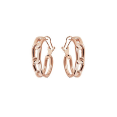 Orecchini Bronzallure A Cerchio Con Link Elettroformati WSBZ01975.R