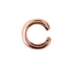 Versari Initial Single Earring Rosé