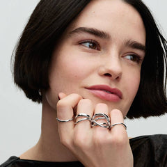 Pandora Silver Infinity Ring Sinuous Line