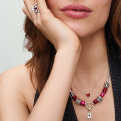 Collana Pandora Cuore Rosso 392542C01-45
