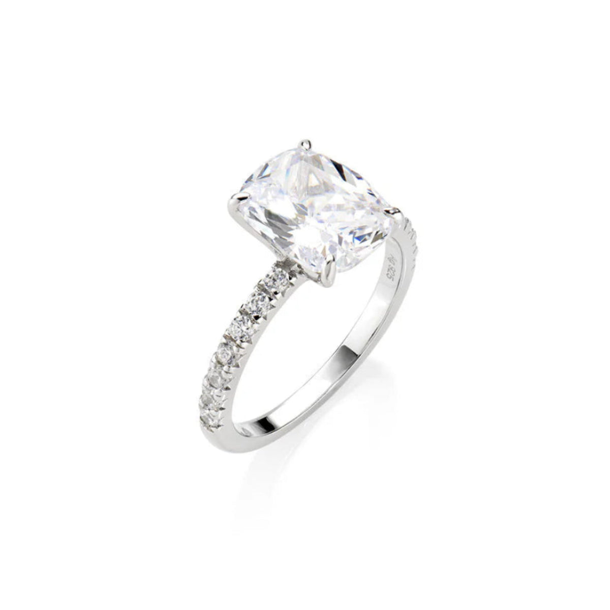 Anello Amen Solitario Pietra Zirconia Taglio Radiante RNUREBBZ-14