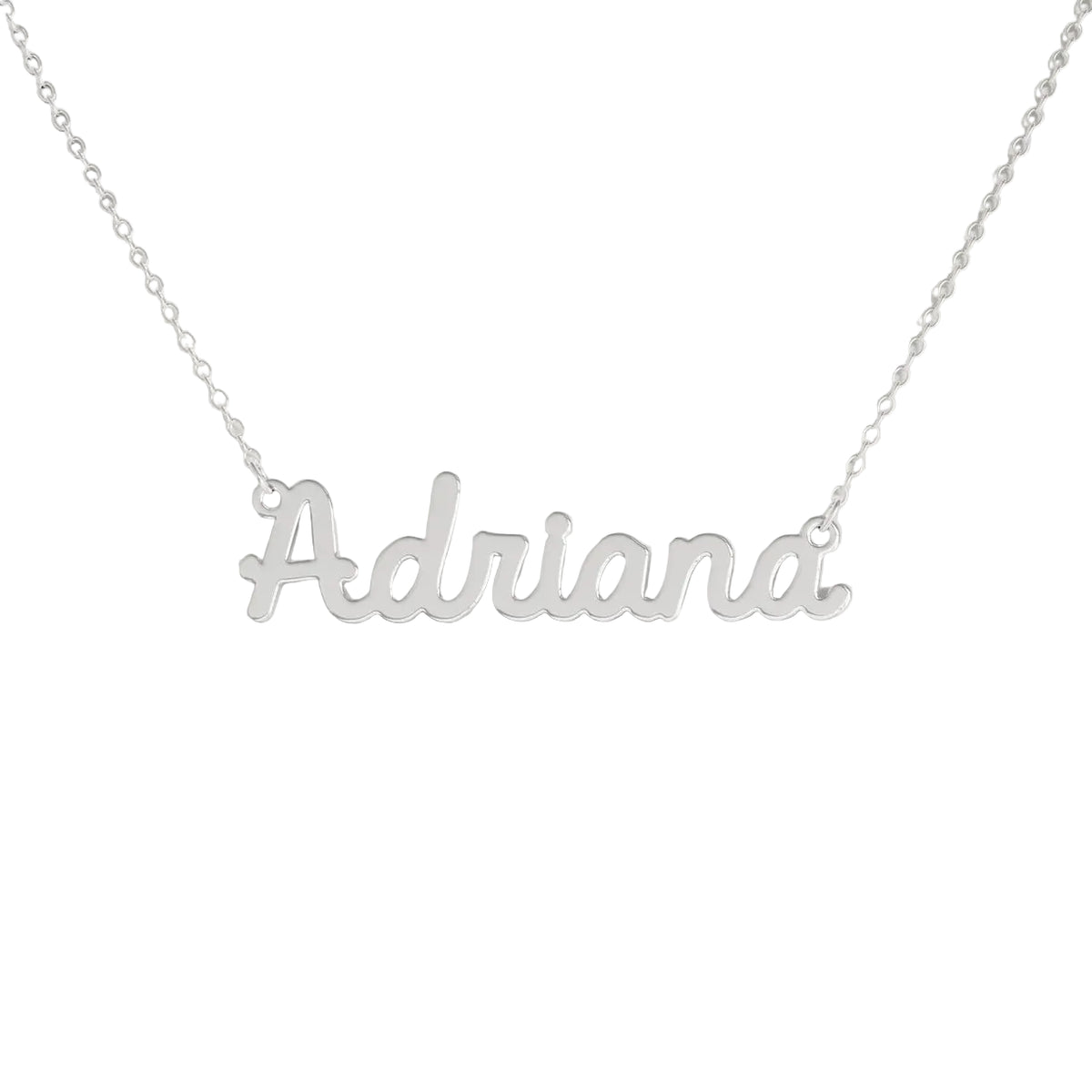 Collar de nombre personalizado de acero NOMBRE