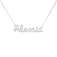 Collar de nombre personalizado de acero NOMBRE