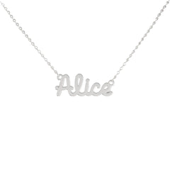 Collar de nombre personalizado de acero NOMBRE