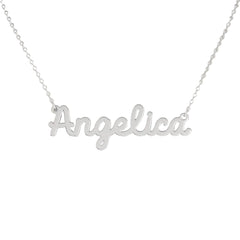 Collar de nombre personalizado de acero NOMBRE