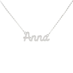 Collar de nombre personalizado de acero NOMBRE