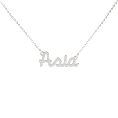 Collar de nombre personalizado de acero NOMBRE