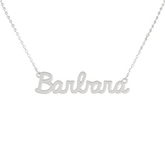 Collar de nombre personalizado de acero NOMBRE