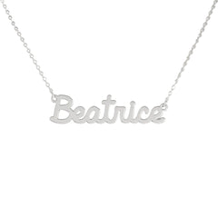 Collar de nombre personalizado de acero NOMBRE