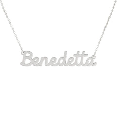 Collar de nombre personalizado de acero NOMBRE