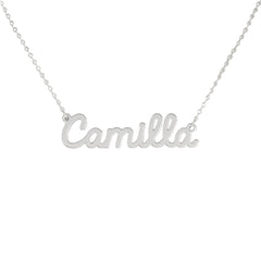 Collar de nombre personalizado de acero NOMBRE