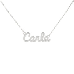 Collar de nombre personalizado de acero NOMBRE