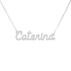 Collar de nombre personalizado de acero NOMBRE