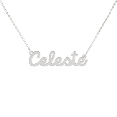 Collar de nombre personalizado de acero NOMBRE