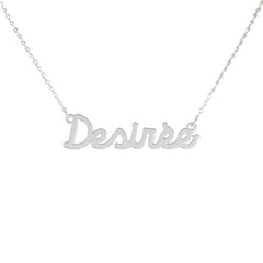 Collar de nombre personalizado de acero NOMBRE