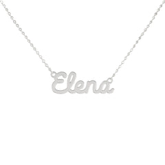 Collar de nombre personalizado de acero NOMBRE
