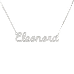 Collar de nombre personalizado de acero NOMBRE