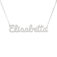 Collar de nombre personalizado de acero NOMBRE