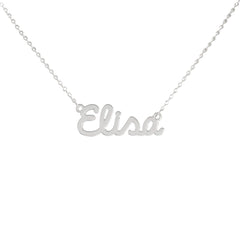 Collar de nombre personalizado de acero NOMBRE