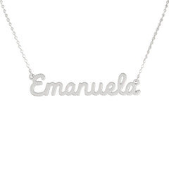 Collar de nombre personalizado de acero NOMBRE