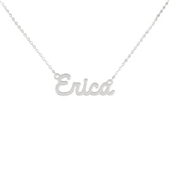 Collar de nombre personalizado de acero NOMBRE