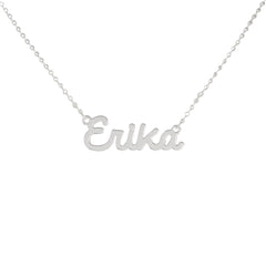 Collar de nombre personalizado de acero NOMBRE