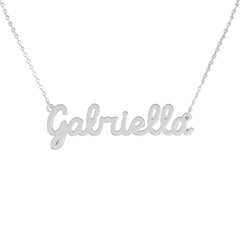 Collar de nombre personalizado de acero NOMBRE