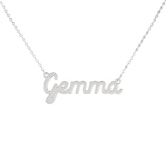 Collar de nombre personalizado de acero NOMBRE