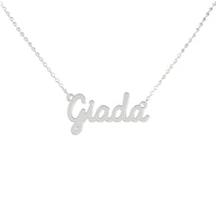 Collar de nombre personalizado de acero NOMBRE