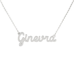 Collar de nombre personalizado de acero NOMBRE