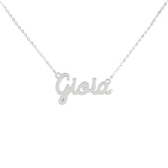Collar de nombre personalizado de acero NOMBRE