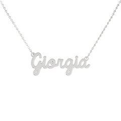Collar de nombre personalizado de acero NOMBRE