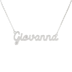 Collar de nombre personalizado de acero NOMBRE